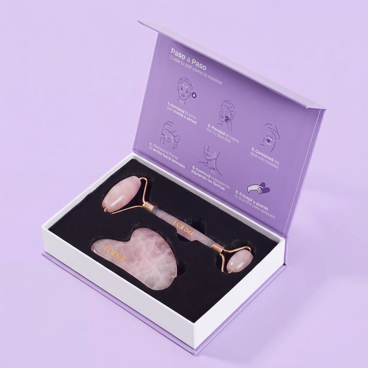 TERSA Skin · Gua sha instrucciones