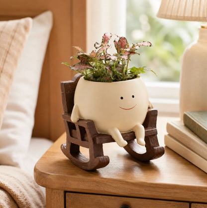 The Swinging Smiley Planter™