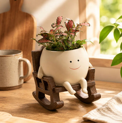 The Swinging Smiley Planter™