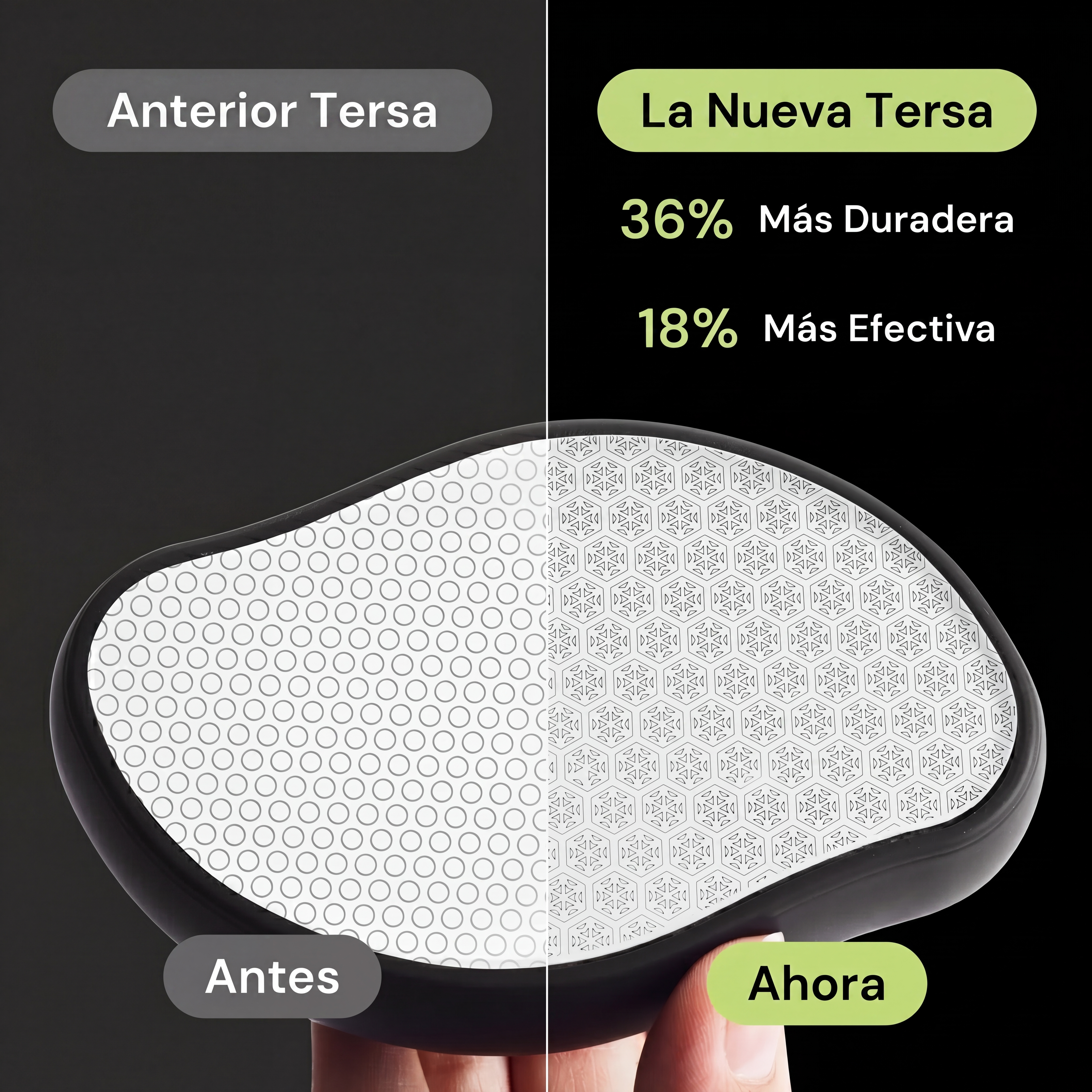 TERSA · La Piedra negro comparativa